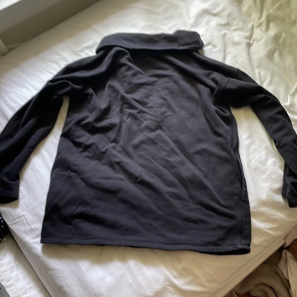 Black JCrew Quarter Zip - Picture 2 of 2